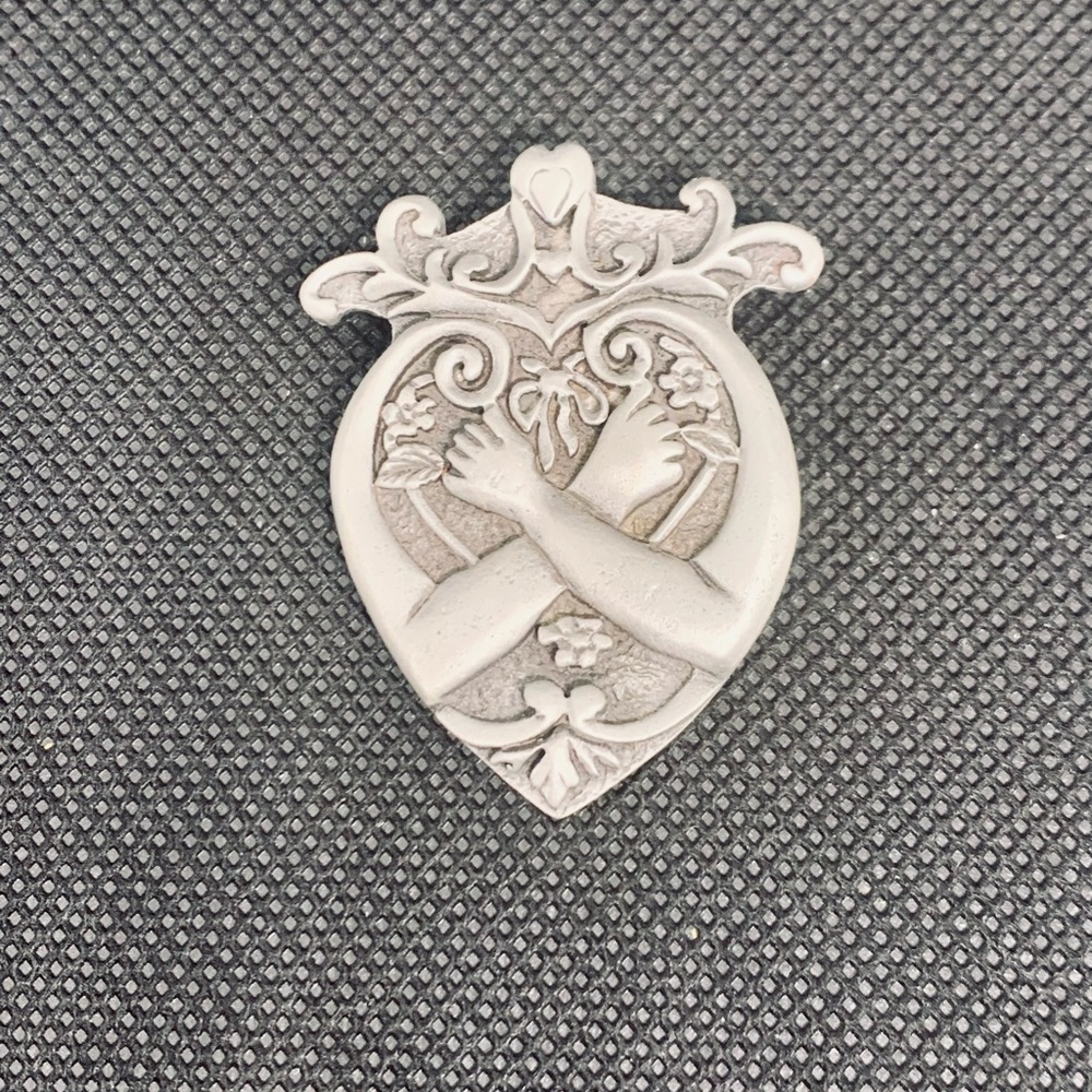 Silver Heart Brooch